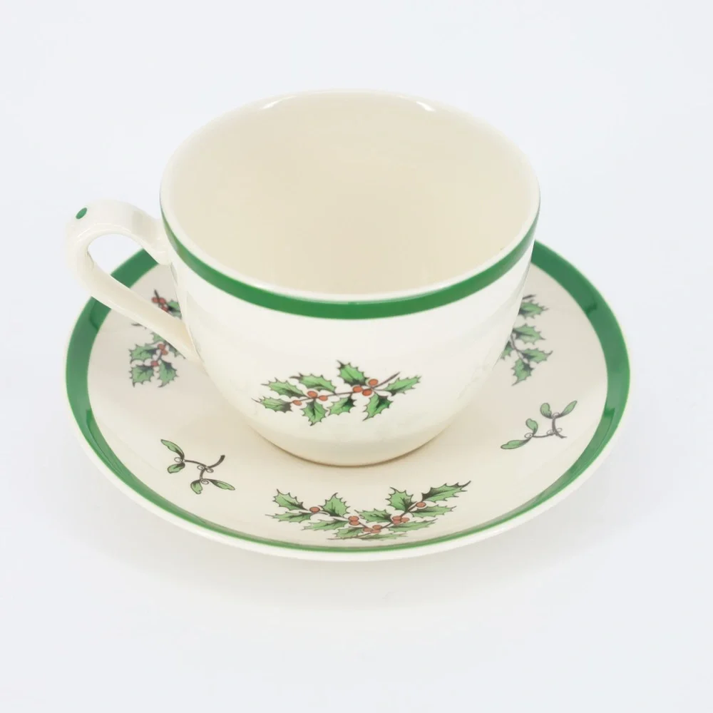VTG Spode Christmas Tree Tea Cup + Saucer‎ England
